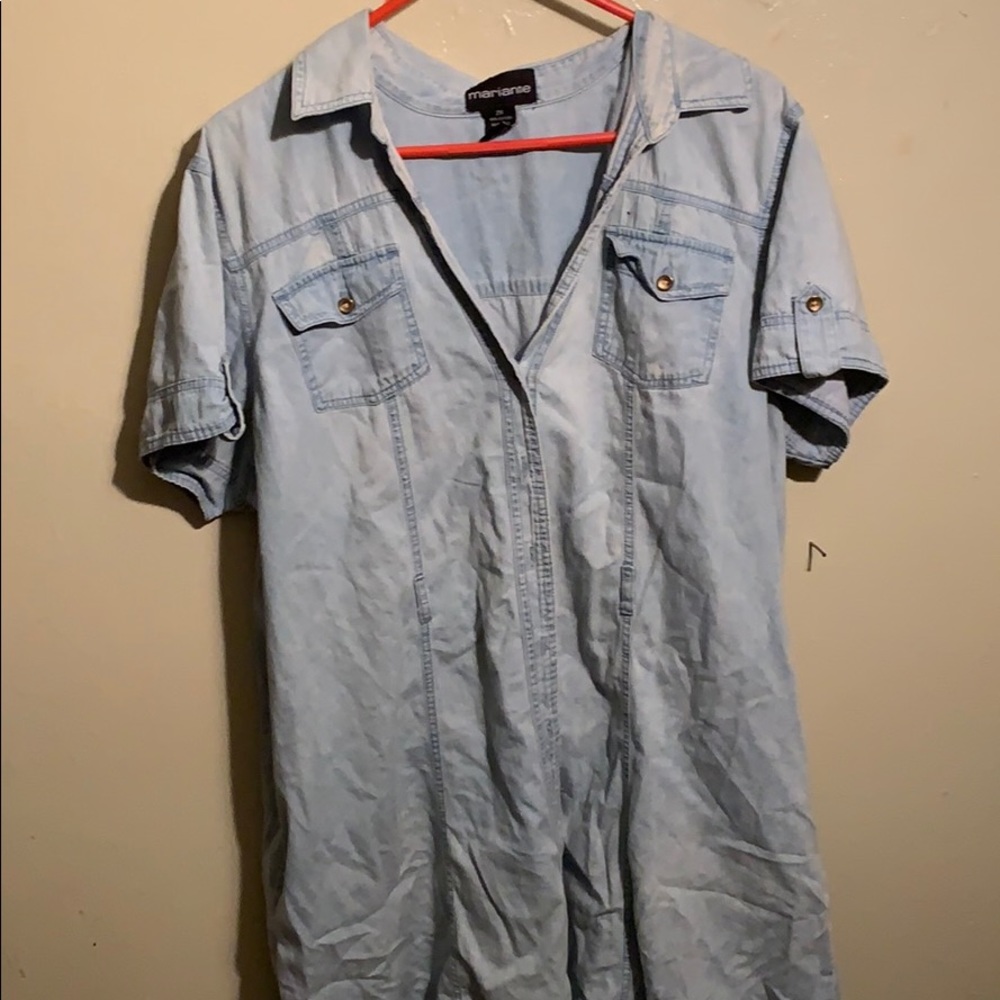 A jean dress